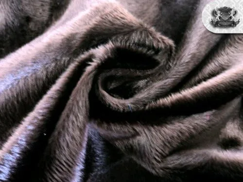 Miniatura 3 de Velboa Wave Brown Faux/Fake Fur Fabric by The Yard