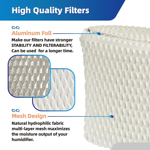 Miniatura 4 de WF2 - Filtro de humidificador de repuesto para Vicks & Kaz Starry Night Cool Mist Humidificador V3500N V3700 V3100 V3900, apto para filtros de mecha
