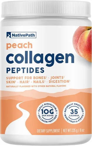 Miniatura 10 de NativePath Péptidos de colágeno – Colágeno hidrolizado tipo 1 y 3. Proteína en polvo cetogénica y paleo alimentada con pasto para cabello, piel