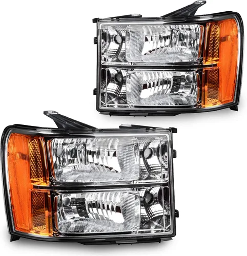 Miniatura 6 de DWVO Conjunto de faros LED DRL Compatible con GMC Sierra 1500 2007-2013/GMC Sierra 2500 HD 2007-2014/Sierra 3500 HD