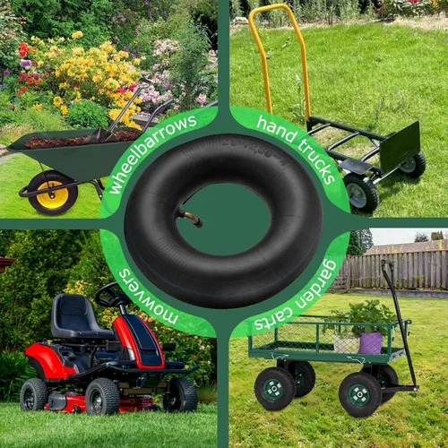 Miniatura 8 de 2.80/2.50-4 Tubo interior 2.80-4 2.50-4 Tubos de repuesto para neumáticos con vástago de válvula doblado para carretillas, scooters, camiones