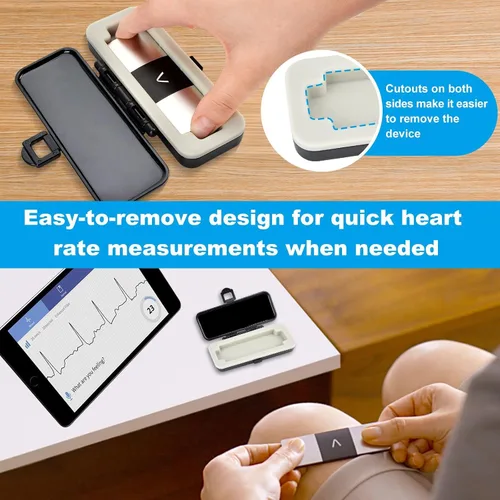 Miniatura 4 de iGuerburn Estuche Duro Solo para KardiaMobile 6L / 6L Max, Estuche Personal de EKG de 6 Conducciones KardiaMobile, Seguro de Llevar y Proporciona