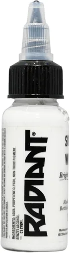 Miniatura 16 de Radiant Colors Tintas de tatuaje (mezcla blanca 8oz)