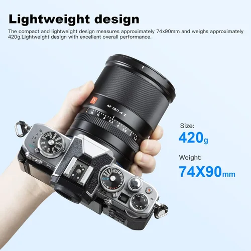 Miniatura 4 de VILTROX 13mm f1.4 F/1.4 Lente de Montura Z, Lente Prima Gran Angular Aps-C para Cámara de Montura Z Nikon Z5/Z50/Z6/Z6II/Z7/Z7II/ZFC/Z30/Z9