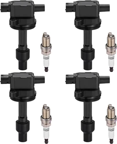 Miniatura 44 de BDFHYK Paquete de bobinas de encendido UF529 y bujías de iridio 4644 compatibles con Audi A3 A4 Allroad Quattro A5 Quattro Q5 TT Quattro Volkswagen