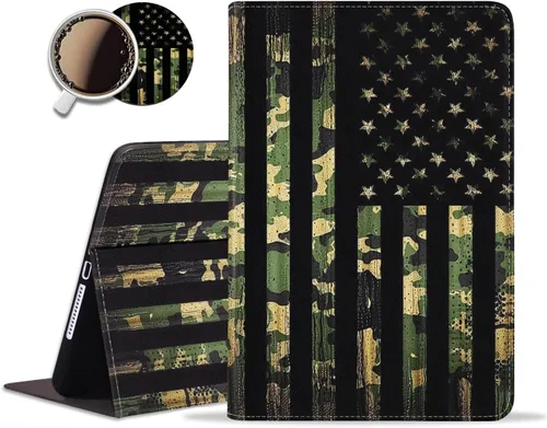 Miniatura 18 de Funda para iPad Mini, iPad Mini 1 2 3 4 5 y juego de posavasos, funda de piel sintética con soporte y apagado automático para iPad 5/4/3/2/1
