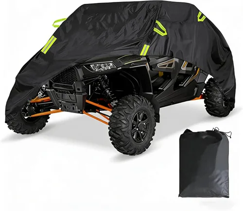 UTV Cover for CFMoto UForce U10 Pro 2025-2026, Heavy Duty Quad Cover, Side by Side, All Weather Outdoor Storage, Windproof Straps Elastic Hem,