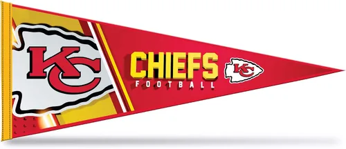 Miniatura 16 de Rico Industries NFL Football Primary 12" x 30" Felt Wall Décor Pennant - Great for Home/Bed Room/Man Cave Décor