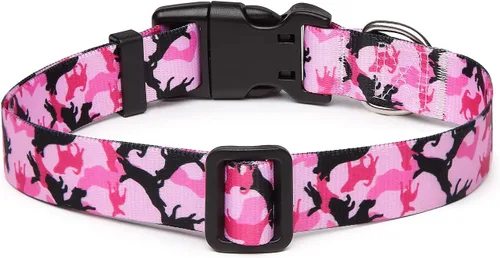 Miniatura 22 de Mercano Collar ajustable para perro, patrones de diseño especial, nailon suave, cómodo y resistente, collar para mascotas para perros pequeños