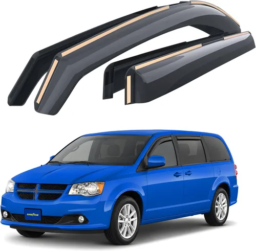 Miniatura 12 de Goodyear - Deflectores de ventana de canal irrompibles para Honda CR-V (CRV) 2012-2016, protectores para la lluvia, viseras para la ventana