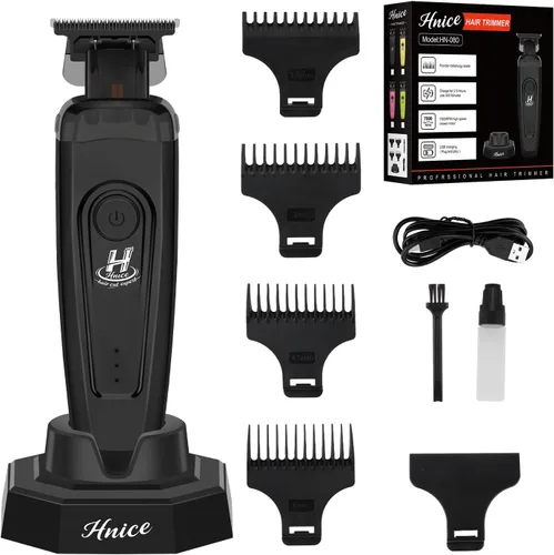 Miniatura 7 de Cortadora de pelo profesional para hombres, 11500 RPM, inalámbrica, con pantalla LED, batería de 2000 mAh, tiempo de ejecución de 150 minutos, hoja