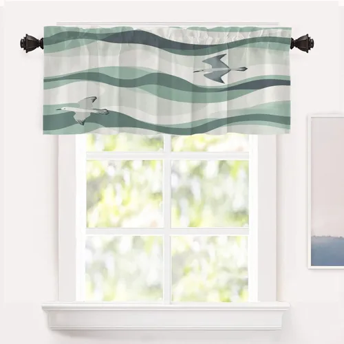 Miniatura 128 de Shrahala Abstract Pattern Geometric Blackout Window Curtains, Concentric Squares Thermal Insulated Curtains Grommet Long Drapes for Bedroom,Living