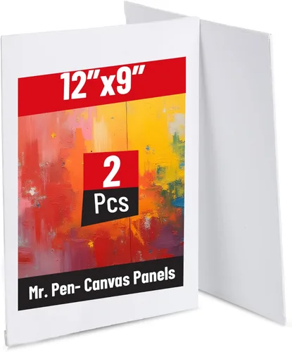 Miniatura 11 de Mr. Pen - Paneles de lienzo, paquete de 2, 8 x 10 pulgadas, triple imprimado para pinturas al óleo y acrílicas, tableros de lienzo para pintura