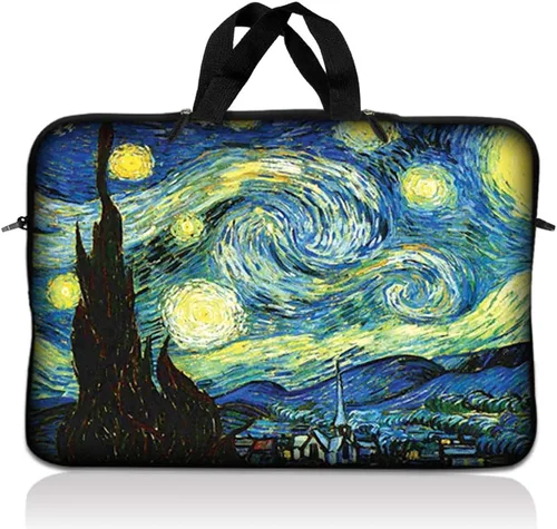 Miniatura 20 de Laptop Skin Shop - Funda de neopreno para portátil de 16 a 17,4 pulgadas, con asa, diseño artístico