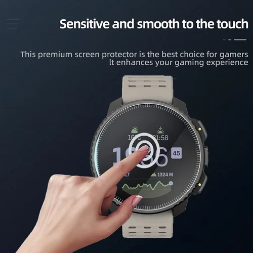 Miniatura 4 de Lamshaw Protector de pantalla compatible con Carbinox X-Ranger Smart Watch, [3 unidades] Película protectora de pantalla de vidrio templado 9H