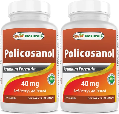 Miniatura 9 de Best Naturals Policosanol 40mg 120 Tabletas - Promueve la función cardiovascular saludable*