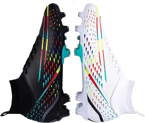 Niber Zapatos deportivos de fútbol para niños y hombres, tenis de fútbol para equipo de fútbol, ligeros, para correr, al aire libre, cómodos, para