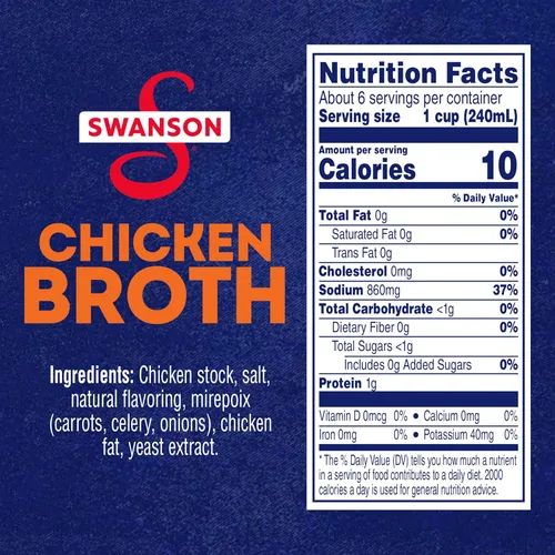 Miniatura 2 de SWANSON S Caldo de pollo 100% natural, cartón de 48 onzas
