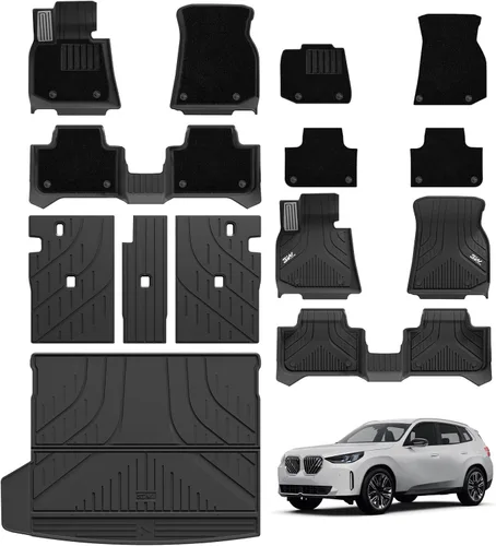 Miniatura 12 de 3W Alfombrillas de Piso Compatibles con Hyundai Tucson 2022-2025 2026 (No para Híbrido), Forros de Piso de Automóvil TPE para Todo Clima de Ajuste