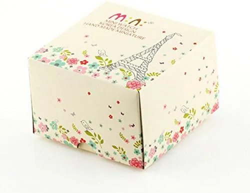 Miniatura 7 de DREAMING Q&P Lindos Bowknot Bunny Girls Teenagers' Relojes de pulsera, esfera de mariposa, correa de cuero caja dorada fq062, Moda