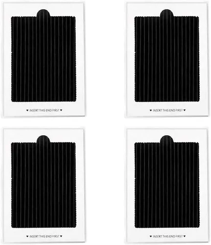 Paquete de 4 filtros de aire de repuesto para refrigerador, filtro de aire de refrigerador activado con carbón compatible con Frigidaire y