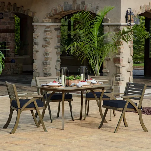 Miniatura 6 de Arden Selections ProFoam Performance - Cojín para asiento de exterior, 19 x 20, azul marino clásico