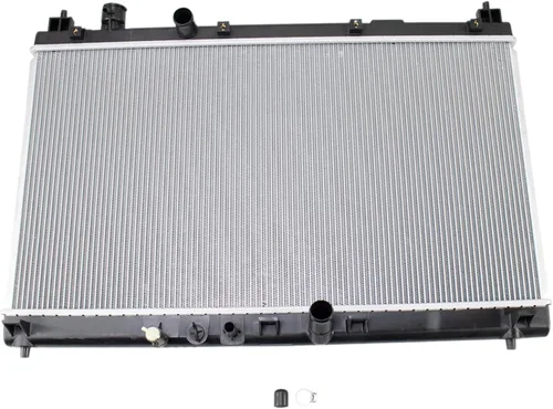 Miniatura 72 de TRQ Radiador de 1 fila de núcleo de aluminio de 26.5 pulgadas de ancho de núcleo compatible con Chevrolet Captiva Sport 2012-2015 Saturn Vue