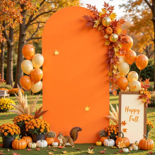 Miniatura 43 de Cubierta de Fondo de Arco Negro, Cubierta de Arco Ajustada de Spandex de 6 Pies para Arco de Boda Chiara Elástica de Arco de Fondo Redonda