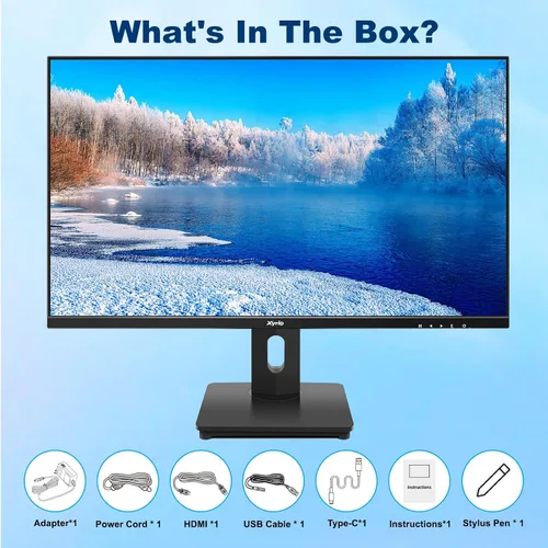 Miniatura 9 de Monitor de pantalla táctil, monitor de pantalla táctil de 27 pulgadas QHD 2560 x 1440 100Hz, monitores de pantalla táctil con 10 puntos táctiles