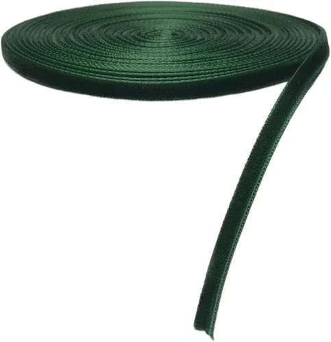 Miniatura 102 de Chenkou Craft 5 yardas de cinta de terciopelo para decoración navideña y embalaje artesanal