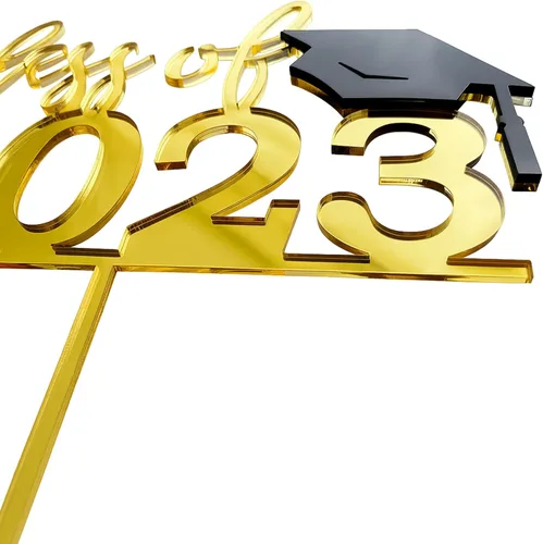 Miniatura 3 de FranJohnsonHouse Class of 2025 Graduation Cake Topper – Personalized Year & Text, Custom Acrylic, 6" Wide – Party Decor