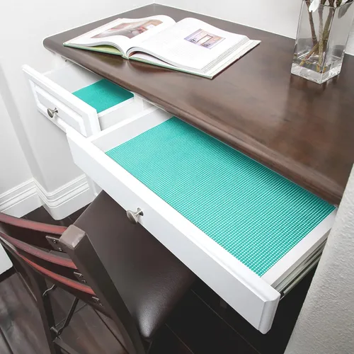 Miniatura 3 de Smart Design Classic Grip - Forro de estante no adhesivo para organización del hogar, agarre fuerte, antideslizante, fácil de limpiar, perfecto