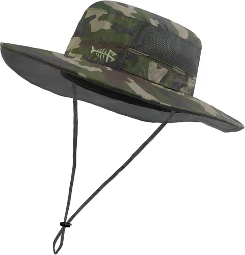 Miniatura 12 de BASSDASH Sombrero de pesca solar UPF 50+ resistente al agua con solapa desmontable para el cuello