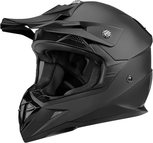Miniatura 12 de Casco para Dirt Bike YEMA aprobado por DOT - Casco de motocross ATV MX BMX todoterreno de cara completa con 8 ventilaciones y forro removible, casco