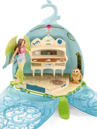Miniatura 3 de Schleich bayala - Juego de 18 piezas de la biblioteca mística con figuras de búho y pájaro, con figura con brazo flexible, juguete divertido