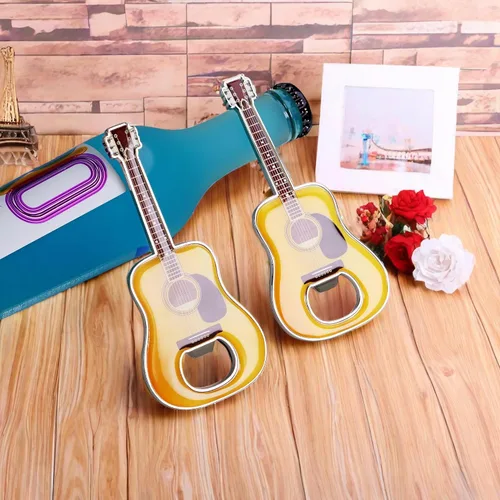 Miniatura 4 de Juego de 2 abridores de botellas de guitarra, cerveza en forma de guitarra, abridor de botellas, guitarra, regalo para bebedores, amantes