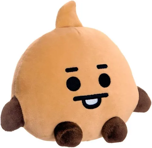 Miniatura 2 de AURORA, 61369, producto oficial de BT21, Baby SHOOKY muñeca sentada de 8 pulgadas, juguete suave, marrón