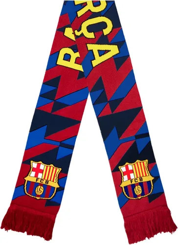 Miniatura 10 de Icon Sports Bufanda de fútbol con licencia oficial del FC Barcelona, unisex para adultos