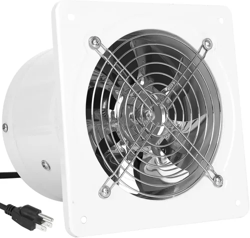 Miniatura 9 de Ventilador de escape con enchufe, extractor de 8 pulgadas 735CFM a través de la pared con motor de cobre puro ligero, ventilador de ventilación