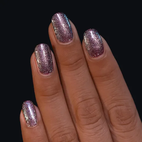 Miniatura 5 de ILNP Moondust Esmalte de uñas holográfico brillante plateado estelar