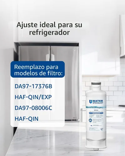Miniatura 3 de Waterspecialist Filtro de agua para refrigerador WS645A, repuesto para Samsung® DA97-17376B, HAF-QIN/EXP, HAF-QIN, RF28T5001SR, DA97-08006C