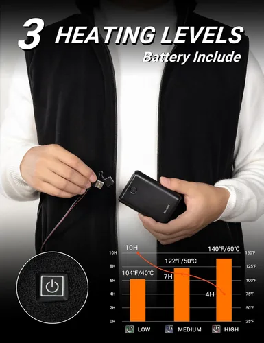 Miniatura 4 de Heated Vest, Heated Jacket, Heated Vest for Men and Heated Vest Women (Battery Included)