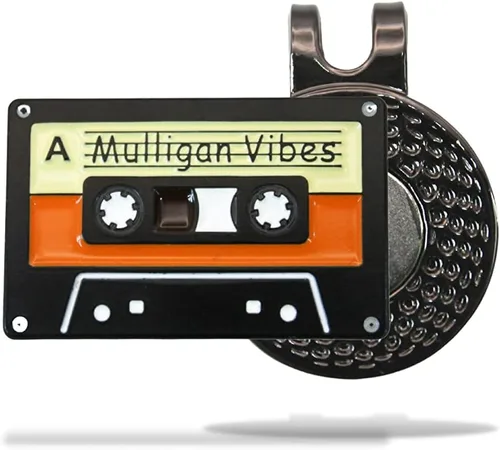 Miniatura 63 de MULLIGAN HOOLIGAN® Marcador de pelota de golf + clip magnético para sombrero Esmalte de alta calidad Regalo divertido para los amantes del golf