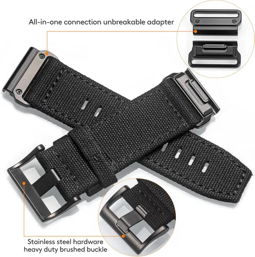 Miniatura 5 de Correa de reloj compatible con Amazfit T-Rex/T-Rex 2/T-Rex Pro/T-Rex Ultra/T-Rex Ultra 2, nuevo diseño de conector mejorado