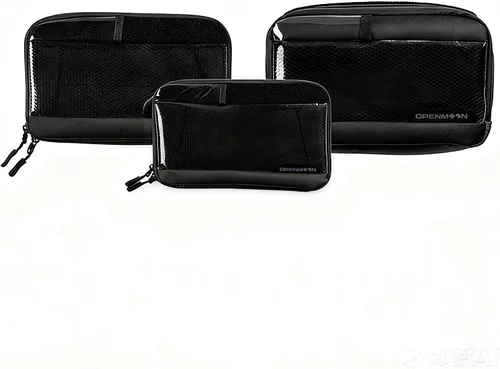 Miniatura 8 de OPENMOON Bolsa translúcida para accesorios para electrónica y cámara: organizador de cables, bolsa de accesorios de engranaje, artículos esenciales