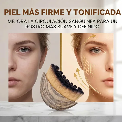 Miniatura 6 de Cepillo facial de contorno linfático 2026, masajeador profesional de drenaje linfático, cepillo de drenaje linfático facial para antihinchazón