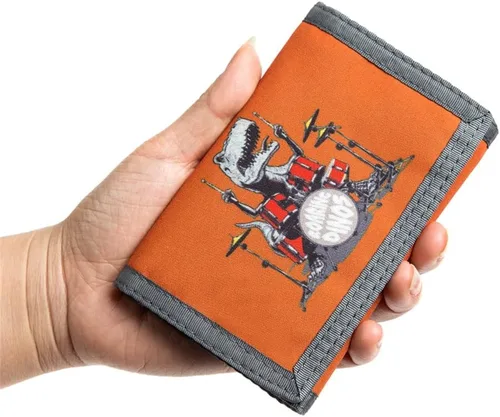 Miniatura 2 de Billetera para niños y niñas, billetera para niños pequeños, billetera de lona triple para exteriores, billeteras juveniles para niños y niños