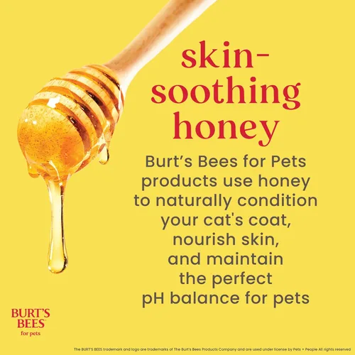 Miniatura 6 de Burt's Bees for Pets Champú para gatitos sin lágrimas con suero de mantequilla, fórmulas 99.3% de origen natural, champú para mascotas para gatos