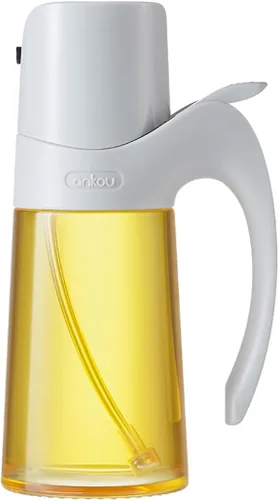 Miniatura 9 de Dispensador de aceite de vidrio y rociador de aceite para cocina de cocina, juego de rociador dispensador de aceite de oliva, botella de spray