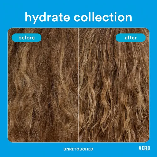 Miniatura 4 de VERB Champú hidratante + acondicionador Duo - Limpia + nutre el cabello seco + encrespado para suavizar + reducir el encrespamiento - Ámbar + aroma